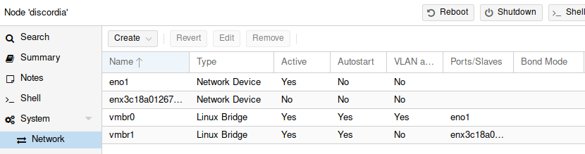 USB ethernet as bridge